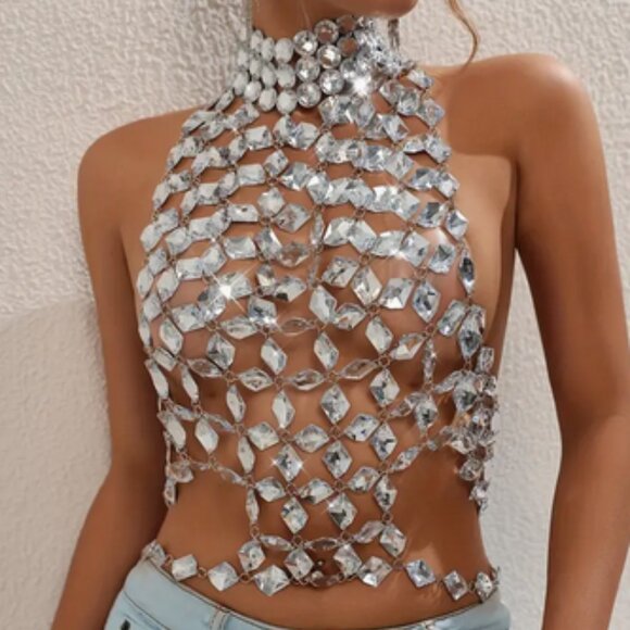 Festival Body Jewelery  Clear Bling - Picture 3 of 4